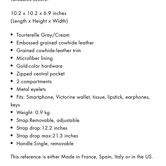 Louis Vuitton Neo noe Dove cream - Picture 6 of 17